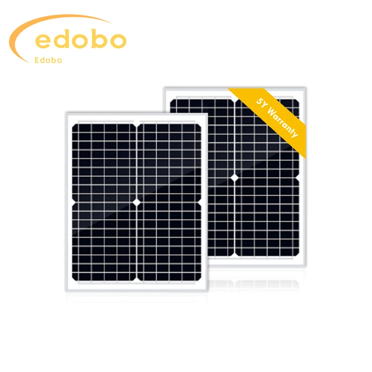 แผงโซลาร์เซลล์ชนิดมินิ 20W สำหรับใช้ในครัวเรือน
