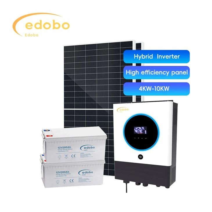 อินเวอร์เตอร์ไฮบริด 4kw 10kw พร้อมการชาร์จแบตเตอรี่พลังงานแสงอาทิตย์