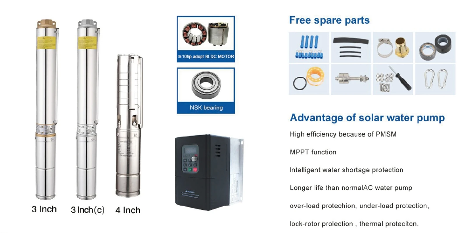 3inch solar pump for water feature