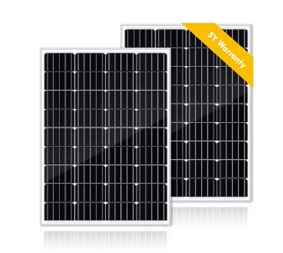 แผงโซลาร์เซลล์ 120W พร้อมเอาต์พุตที่เสถียร