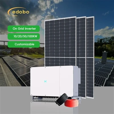 50kW บนส่วนประกอบระบบพลังงานแสงอาทิตย์กริด