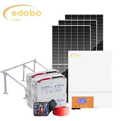 ระบบสุริยะนอกกริด 10kw พร้อมแบตเตอรี่