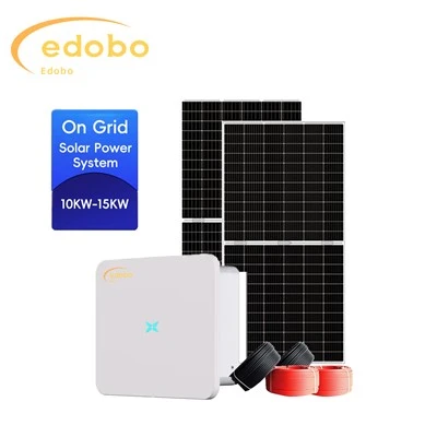บนส่วนประกอบระบบพลังงานแสงอาทิตย์แบบกริดพร้อมแผงโซลาร์เซลล์ 590W
