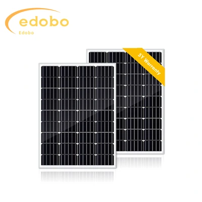 แผงเซลล์แสงอาทิตย์ PV 150W พร้อมกรอบสีดำ